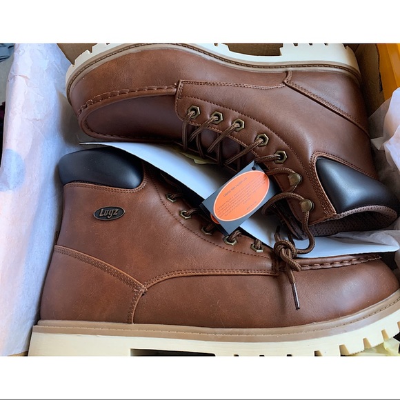 Lugz Other - NEW! Lugz Folsom Leather Mens Boots NIB Size 12
